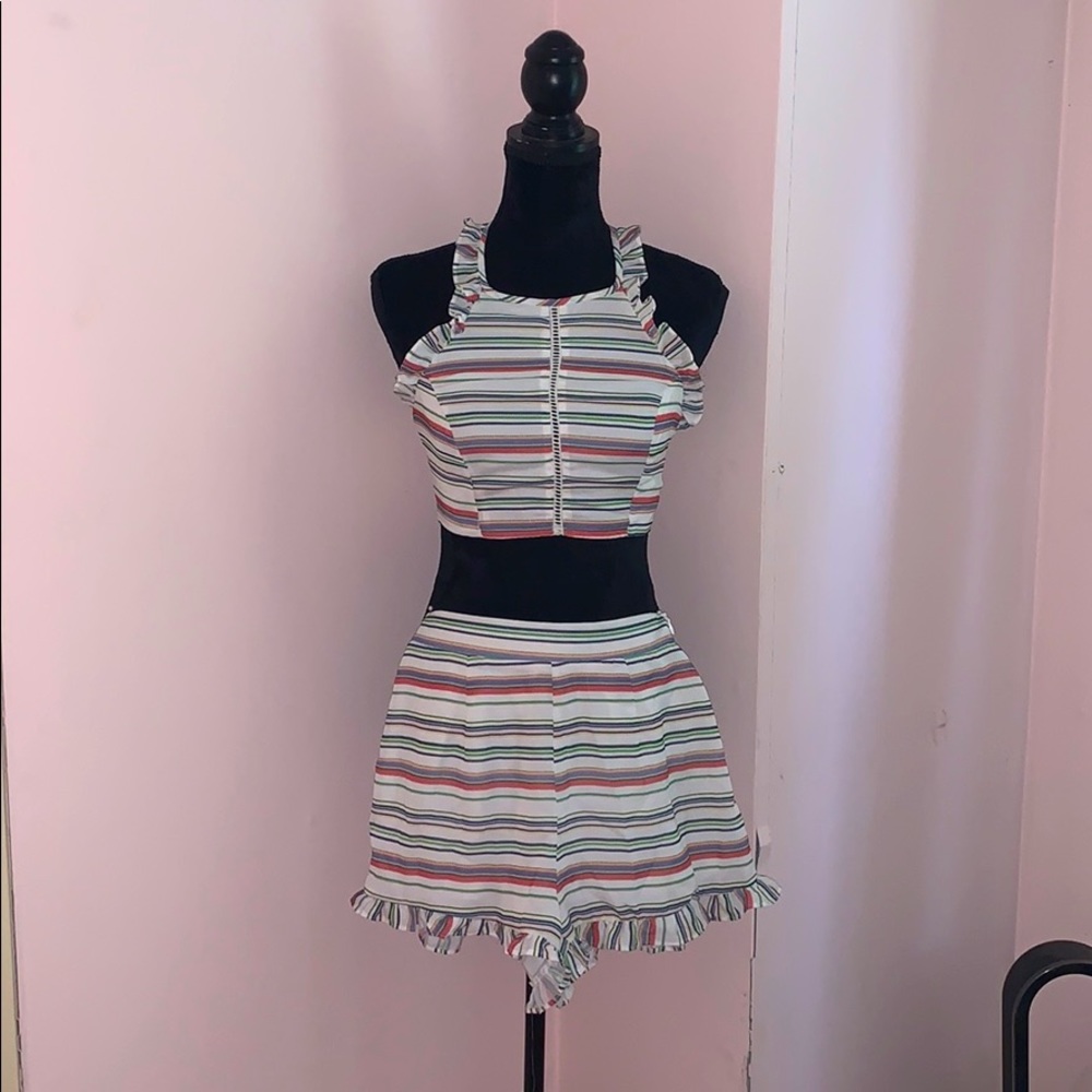 Two Piece Matching Shorts Set